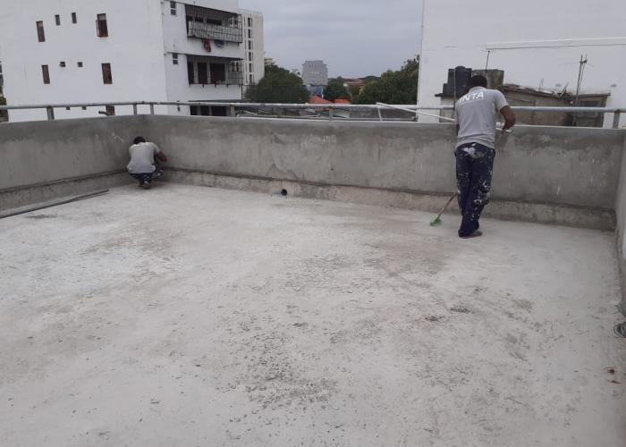 waterproofing of roof slabs