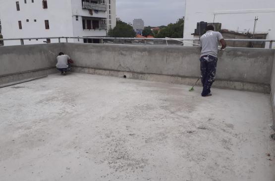 waterproofing of roof slabs