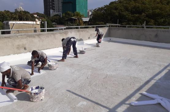 waterproofing of roof slabs